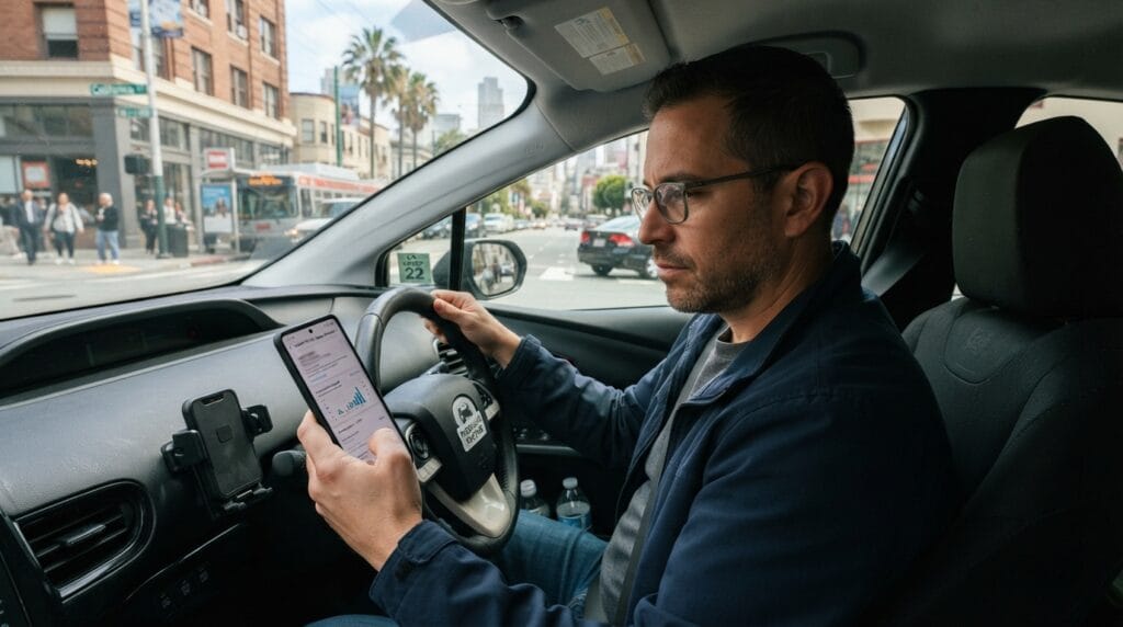 Lyft driver settlement information reviewed by a California rideshare driver in 2026